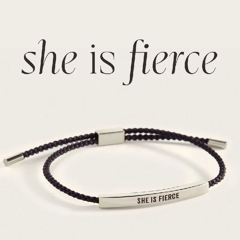 Gem stack bangles-She Is Fierce Inspire Bracelet