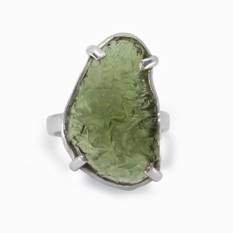 Moldavite Ring