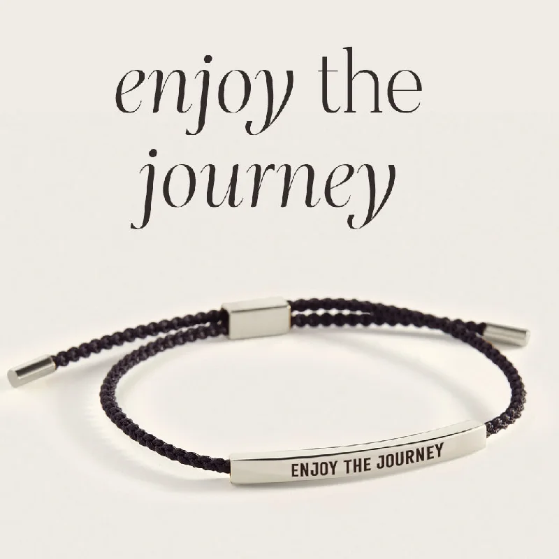 Wide geometric bangles-Enjoy The Journey Inspire Bracelet