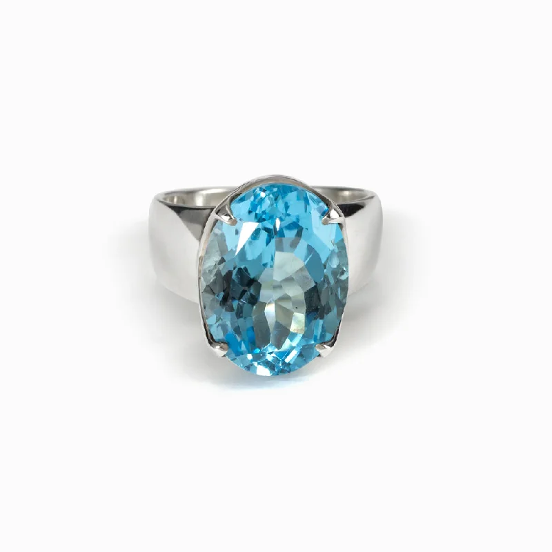 Blue Topaz Ring