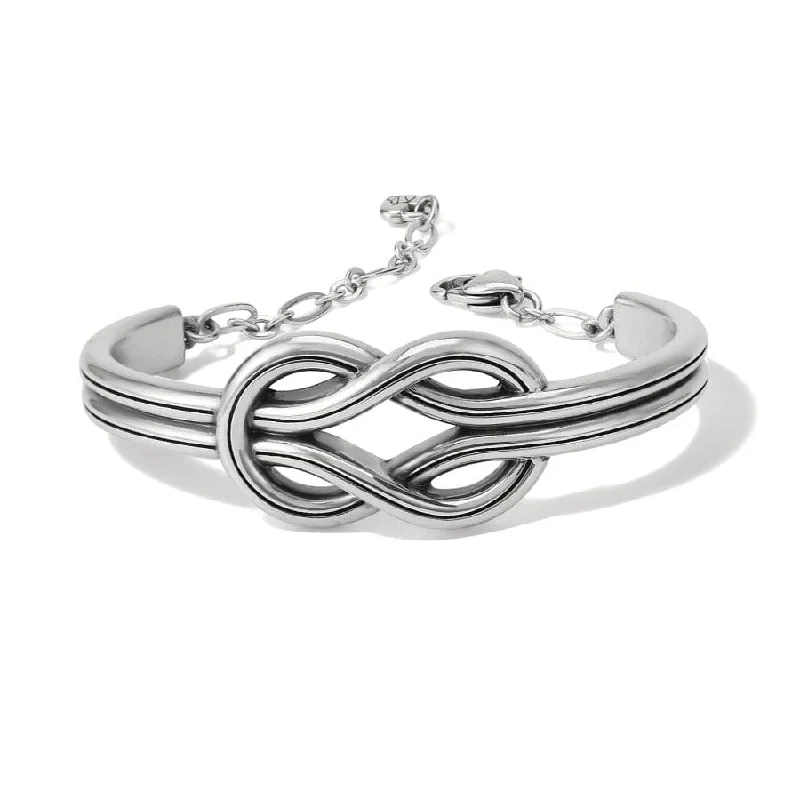 Light filigree bangles-Interlok Harmony Bold Bar Bracelet