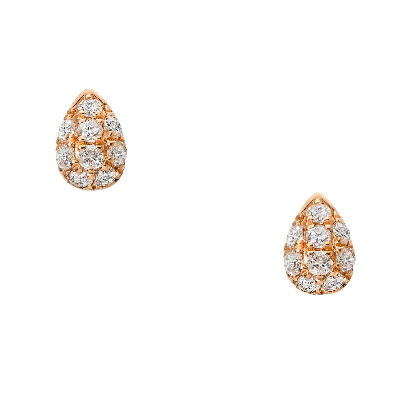 Curved design earrings-Courtney Studs