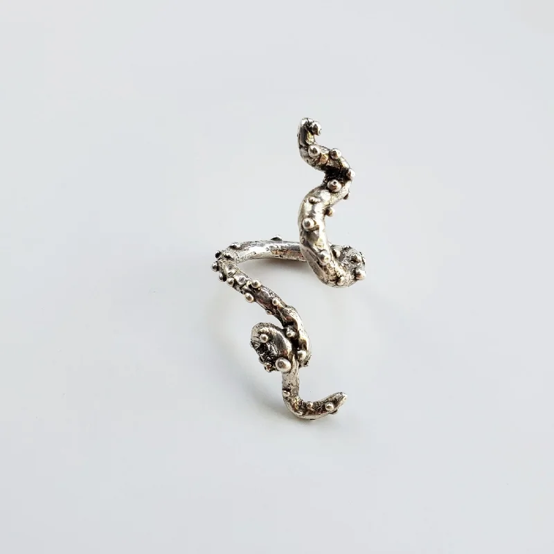 Tentacle Ring - Sterling Silver