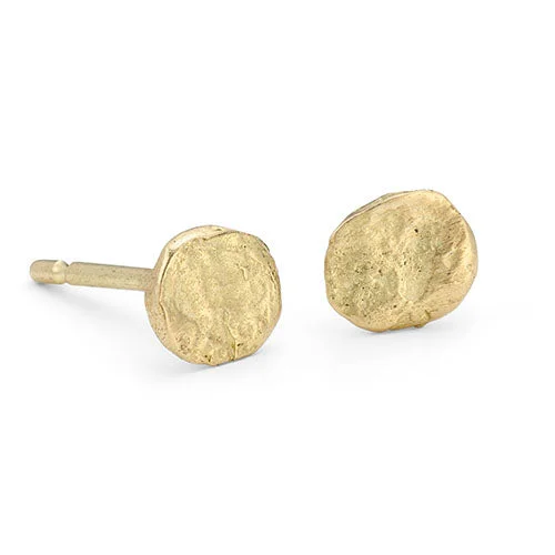 Subtle dangle earrings-Nugget Studs 18ct Gold